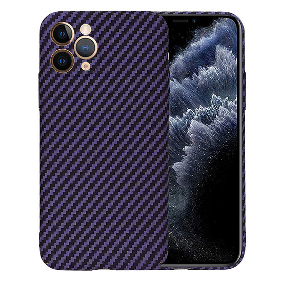 Techsuit - Carbonite FiberShell - iPhone 11 Pro - Lila (KF2331411)