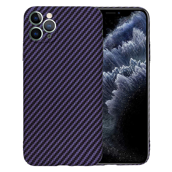 Techsuit - Carbonite FiberShell - iPhone 11 Pro Max - Lila