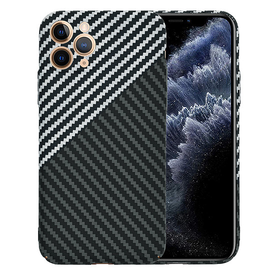 Techsuit - Carbonite FiberShell - iPhone 11 Pro - Stealth Grey (KF2333200)