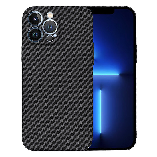 Techsuit - Carbonite FiberShell - iPhone 13 Pro Max - Fekete (KF2331422)