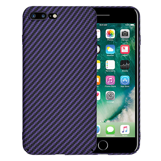 Techsuit - Carbonite FiberShell - iPhone 7 Plus / iPhone 8 Plus - Lila (KF2334597)