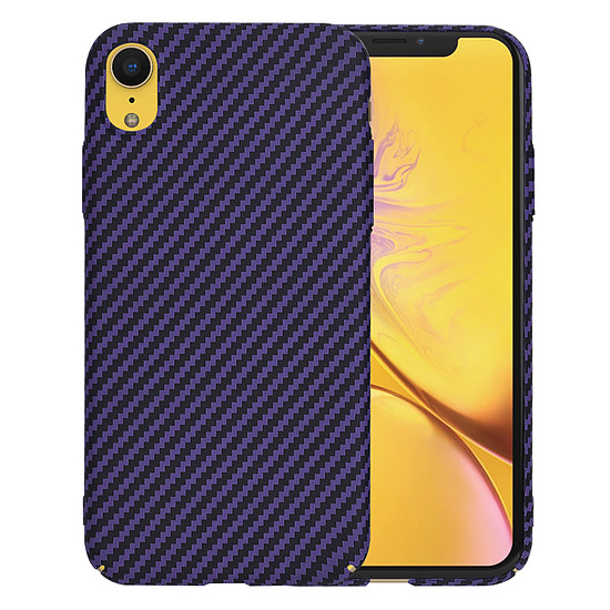 Techsuit - Carbonite FiberShell - iPhone XR - Lila (KF2334573)