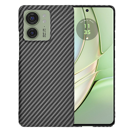 Techsuit - Carbonite FiberShell - Motorola Edge 40 / Edge (2023) - fekete (KF2333683)