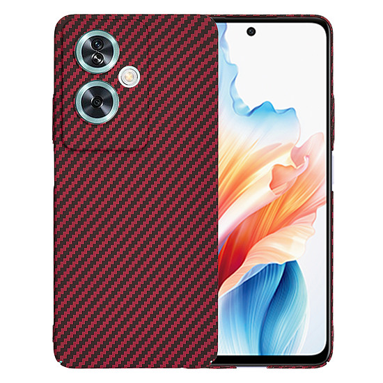 Techsuit - Carbonite FiberShell - Oppo A79 5G / OnePlus Nord N30 SE - Piros