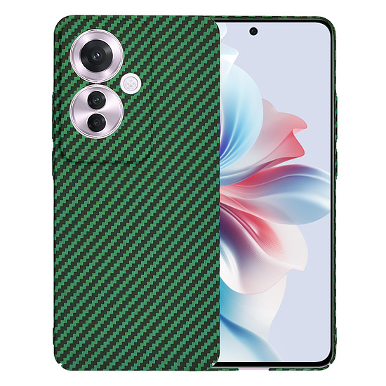 Techsuit - Carbonite FiberShell - Oppo Reno11 F - zöld (KF2333407)