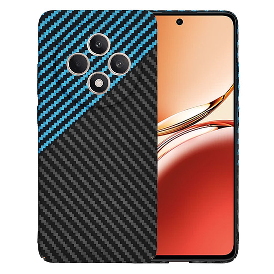 Techsuit - Carbonite FiberShell - Oppo Reno12 F 4G / Reno12 F 5G / Reno12 FS - Blue Pulse