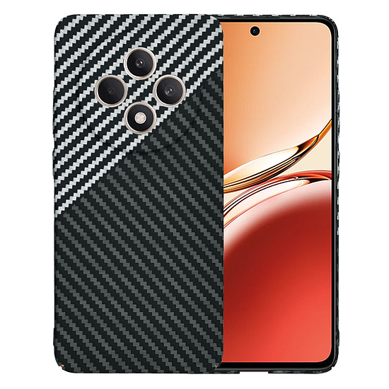 Techsuit - Carbonite FiberShell - Oppo Reno12 F 4G / Reno12 F 5G / Reno12 FS - Stealth Grey