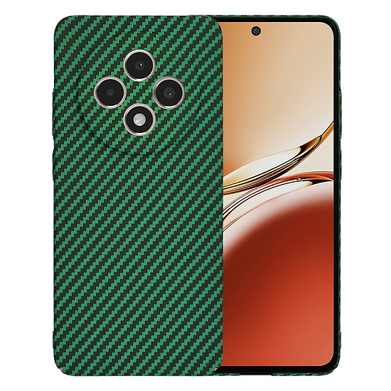 Techsuit - Carbonite FiberShell - Oppo Reno12 F 4G / Reno12 F 5G / Reno12 FS - Zöld