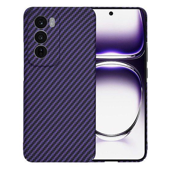 Techsuit - Carbonite FiberShell - Oppo Reno12 - Lila (KF2332975)