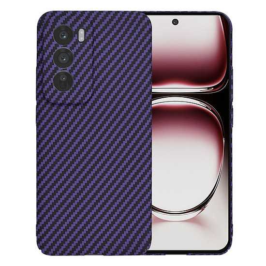 Techsuit - Carbonite FiberShell - Oppo Reno12 Pro - Lila