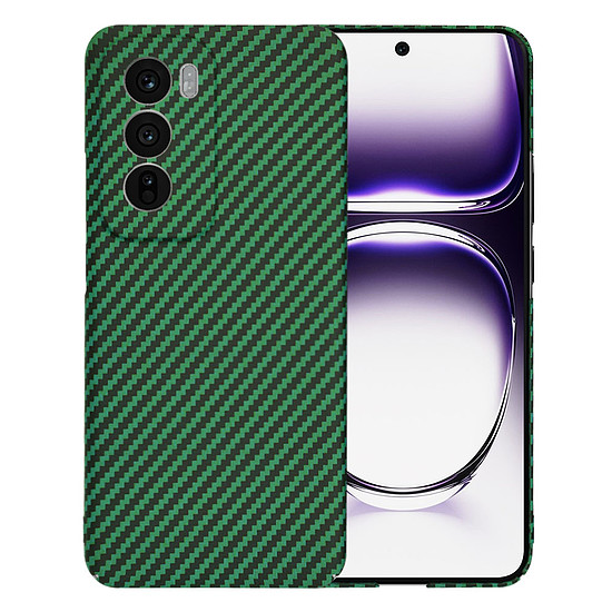 Techsuit - Carbonite FiberShell - Oppo Reno12 - Zöld (KF2333517)