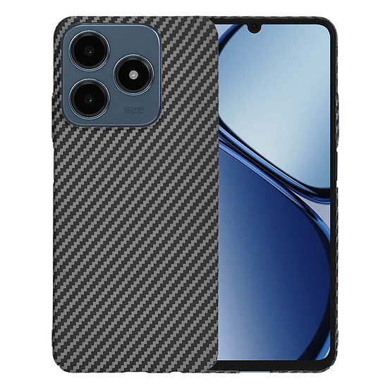 Techsuit - Carbonite FiberShell - Realme C63 / C61 - Fekete (KF2335687)