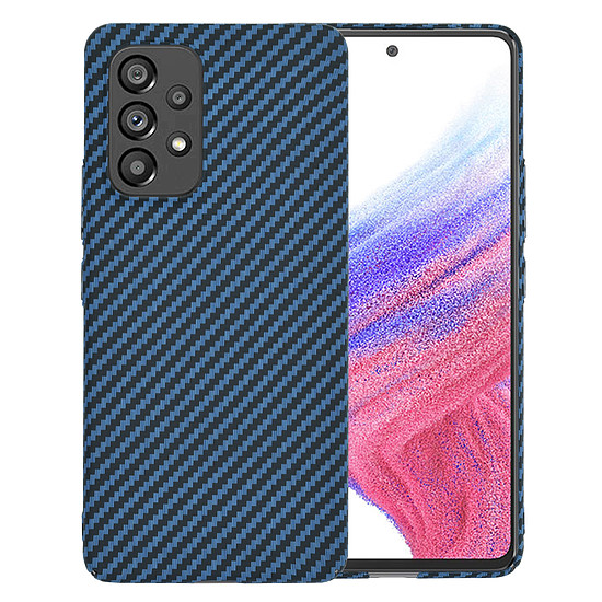 Techsuit - Carbonite FiberShell - Samsung Galaxy A53 5G - Cián (KF2333881)