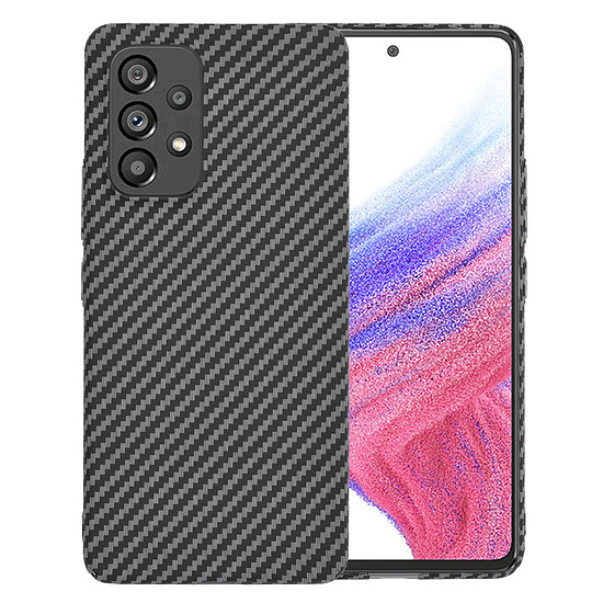 Techsuit - Carbonite FiberShell - Samsung Galaxy A53 5G - Fekete (KF2333875)