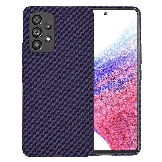 Techsuit - Carbonite FiberShell - Samsung Galaxy A53 5G - Lila (KF2333880)