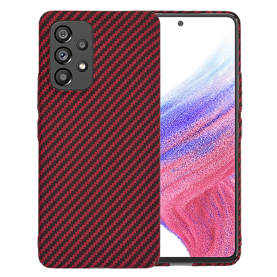 Techsuit - Carbonite FiberShell - Samsung Galaxy A53 5G - Piros (KF2333877)