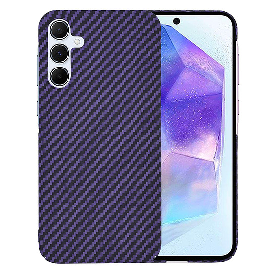 Techsuit - Carbonite FiberShell - Samsung Galaxy A55 5G - Lila (KF2333832)