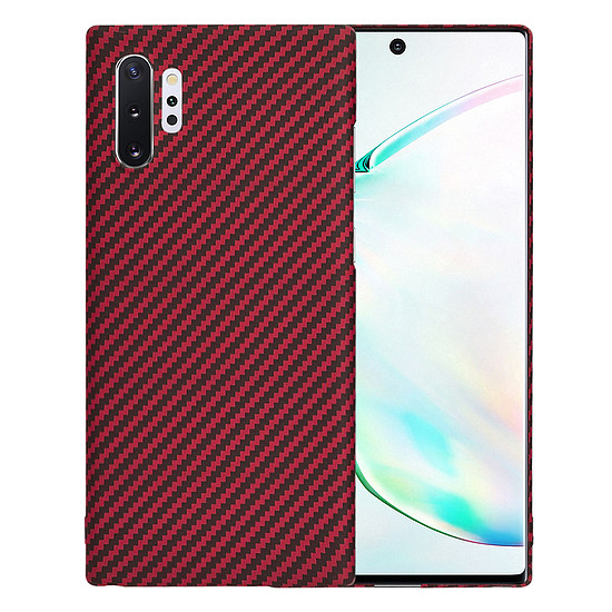 Techsuit - Carbonite FiberShell - Samsung Galaxy Note 10 Plus 4G / Note 10 Plus 5G - piros (KF2334242)