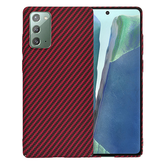 Techsuit - Carbonite FiberShell - Samsung Galaxy Note 20 4G / Note 20 5G - piros (KF2333153)