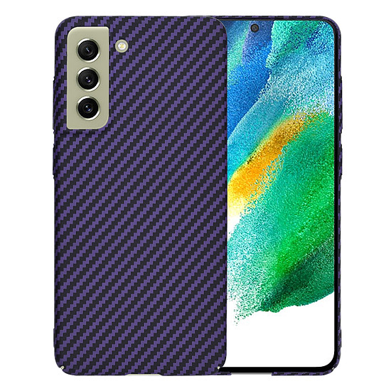 Techsuit - Carbonite FiberShell - Samsung Galaxy S21 FE 5G - Lila (KF2334293)