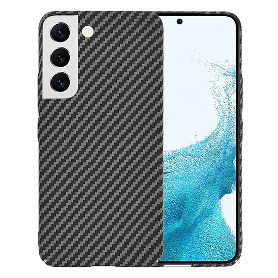 Techsuit - Carbonite FiberShell - Samsung Galaxy S22 5G - Fekete (KF2331468)