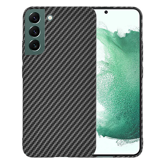 Techsuit - Carbonite FiberShell - Samsung Galaxy S22 Plus 5G - Fekete (KF2331471)