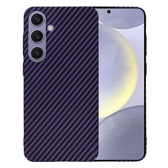 Techsuit - Carbonite FiberShell - Samsung Galaxy S24 Plus - Lila