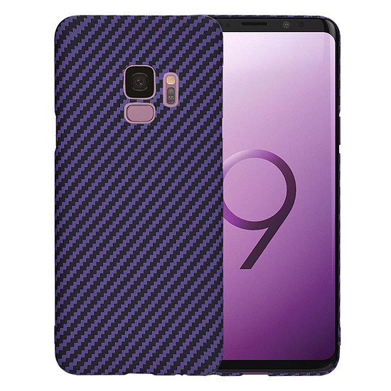 Techsuit - Carbonite FiberShell - Samsung Galaxy S9 - Lila