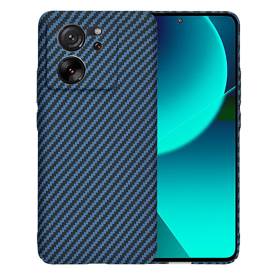 Techsuit - Carbonite FiberShell - Xiaomi 13T / 13T Pro - Cián