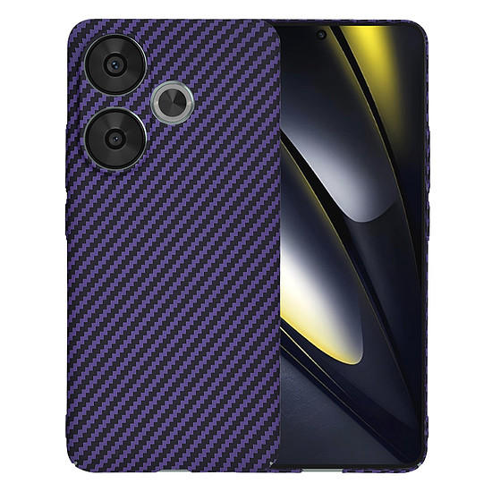 Techsuit - Carbonite FiberShell - Xiaomi Poco F6 - Lila (KF2332954)