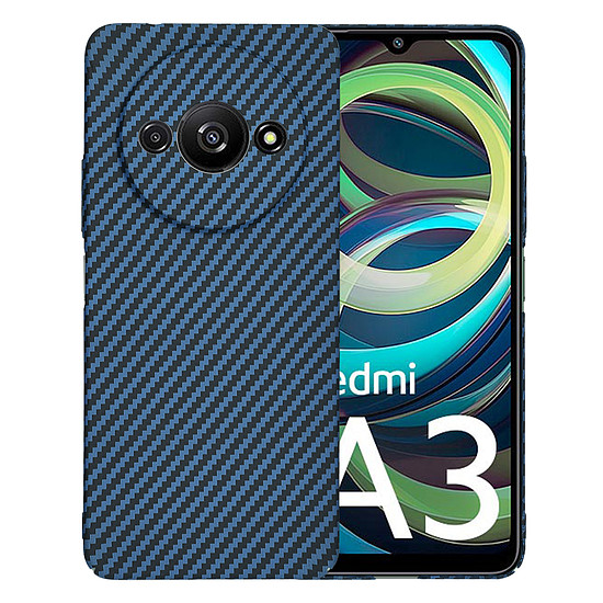 Techsuit - Carbonite FiberShell - Xiaomi Redmi A3 - Cián (KF2332877)