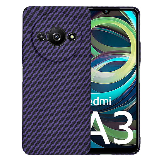 Techsuit - Carbonite FiberShell - Xiaomi Redmi A3 - Lila (KF2332876)