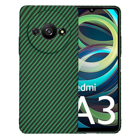 Techsuit - Carbonite FiberShell - Xiaomi Redmi A3 - Zöld (KF2333342)