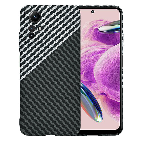 Techsuit - Carbonite FiberShell - Xiaomi Redmi Note 12S - Stealth Grey (KF2334516)