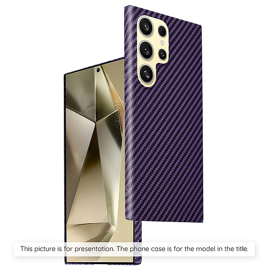 Techsuit - Carbonite FiberShell - Xiaomi Redmi Note 9S / Note 9 Pro / Note 9 Pro Max - Lila (KF2334341)