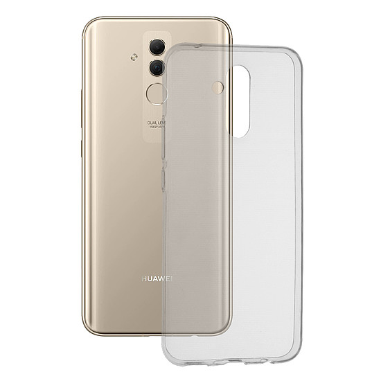 Techsuit - Clear Silicone (ömlesztett) - Huawei Mate 20 lite - Átlátszó (KF231587)