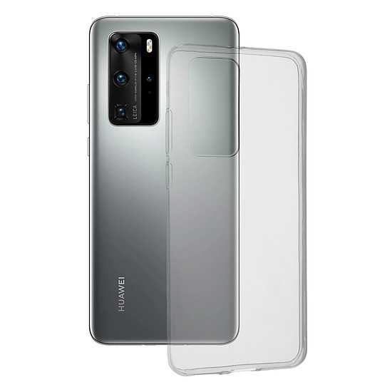 Techsuit - Clear Silicone (ömlesztett) - Huawei P40 Pro - Átlátszó (KF231581)