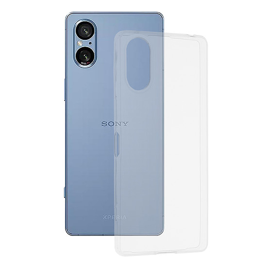 Techsuit - Clear Silicone - Sony Xperia 5 V - Átlátszó (KF2315715)