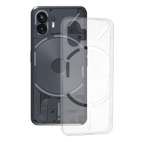 Techsuit - Clear Silicone Special Design - Semmi telefon (2) - Átlátszó (KF2320967)