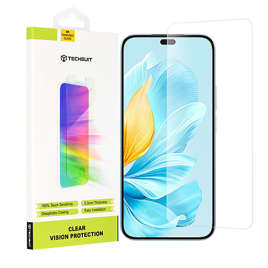 Techsuit - Clear Vision Glass - Honor 200 Lite - Átlátszó (KF2328117)