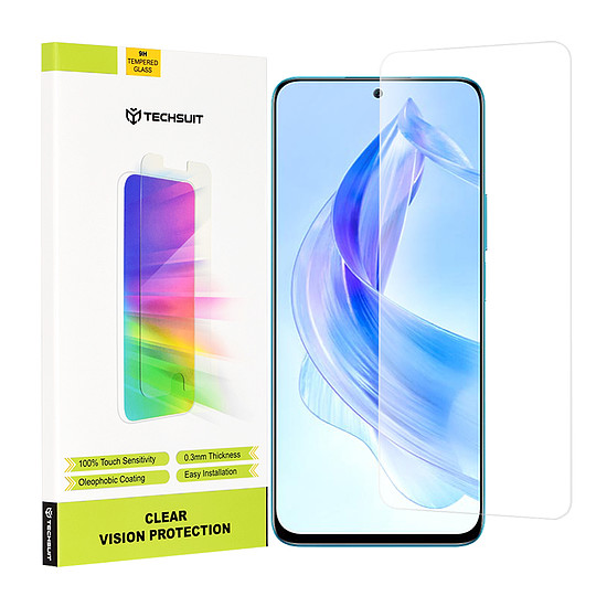 Techsuit - Clear Vision Glass - Honor 90 Lite - Átlátszó (KF2313961)