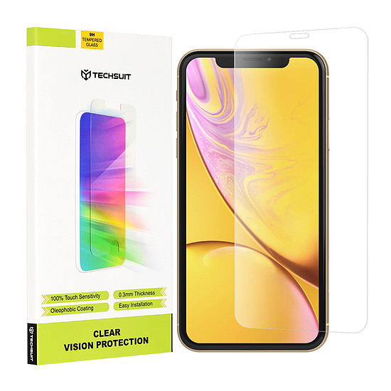 Techsuit - Clear Vision Glass - iPhone XR / 11 - Átlátszó (KF2311858)