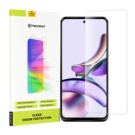 Techsuit - Clear Vision Glass - Motorola Moto G13 / G23 / G53 - Átlátszó (KF2312406)