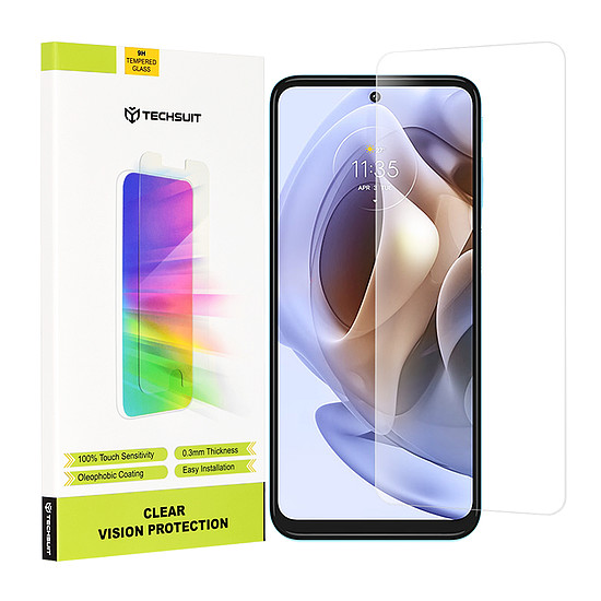 Techsuit - Clear Vision Glass - Motorola Moto G31 / Moto G41 / Moto G71 5G / Moto G62 5G - Átlátszó (KF2311885)