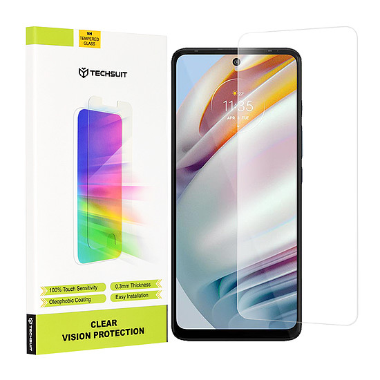 Techsuit - Clear Vision Glass - Motorola Moto G60 / Moto G60S - Átlátszó (KF2311884)