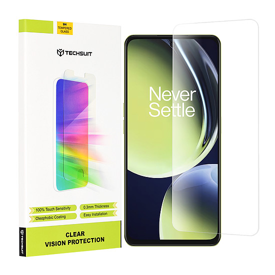 Techsuit - Clear Vision Glass - OnePlus Nord CE 3 Lite - Átlátszó