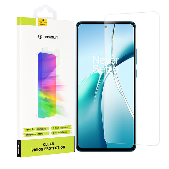 Techsuit - Clear Vision Glass - OnePlus Nord CE4 Lite - Átlátszó