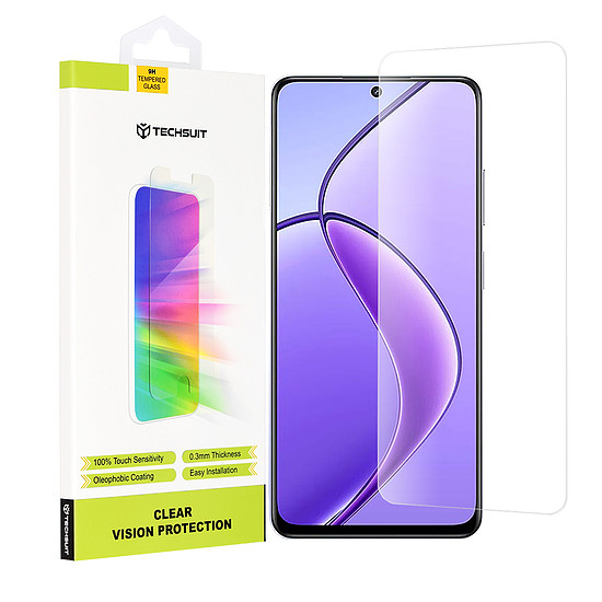 Techsuit - Clear Vision Glass - Realme 12 / 12x - Átlátszó