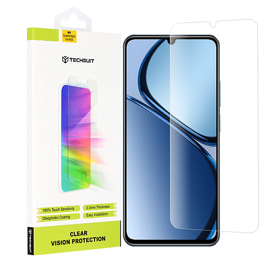 Techsuit - Clear Vision Glass - Realme C63 / C61 - Átlátszó