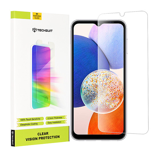 Techsuit - Clear Vision Glass - Samsung Galaxy A14 4G / A14 5G - Átlátszó (KF2312401)